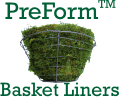 PF10 Preform Moss Basket Liner 10"