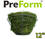 PF12 Preform Moss Basket Liner 12"
