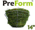 PF14 Preform Moss Basket Liner 14"