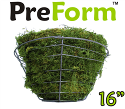 PF16 Preform Moss Basket Liner 16"