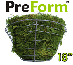 PF18 PreForm Moss Basket Liner 18"